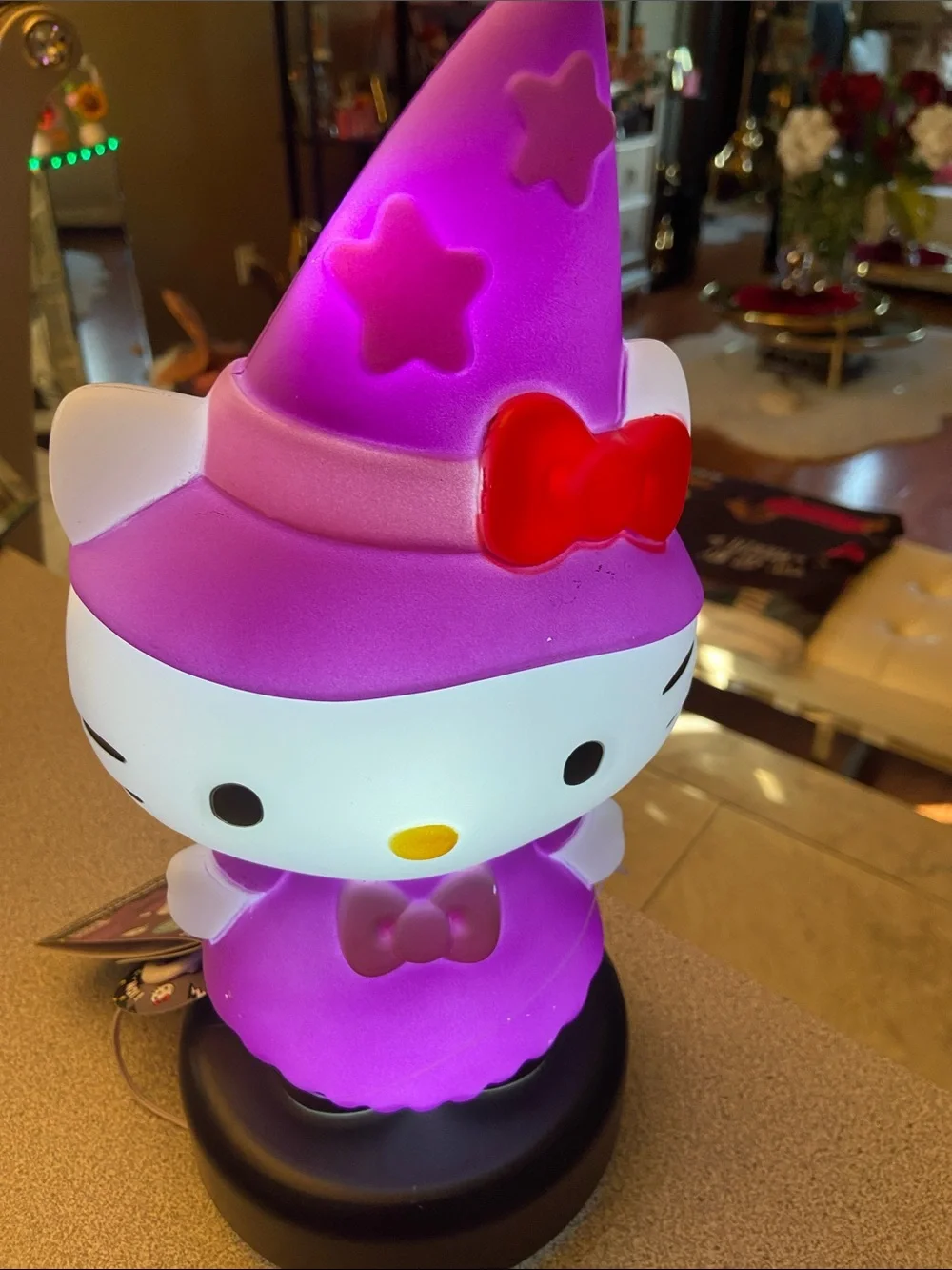 Sanrio Hello Kitty Purple and Red Witch Lantern